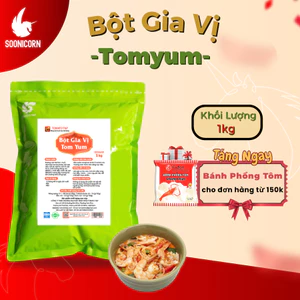 🌶️ Bột Tomyum 1kg | Gia Vị Lắc Trái Cây, Hải Sản, Khoai Tây, Ăn Vặt Chuẩn Vị Thái – Soonicorn