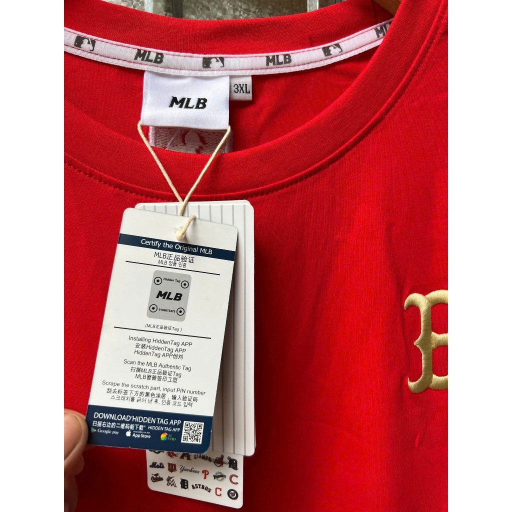 ÁO THUN M.L.B IN HÌNH UNISEX XUẤT XỊN-a4243n