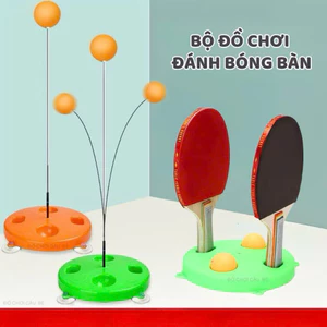 Đồ chơi bóng bàn tập phản xạ không cần bàn cho bé rèn luyện sức khỏe, quà tặng sinh nhật cho bé