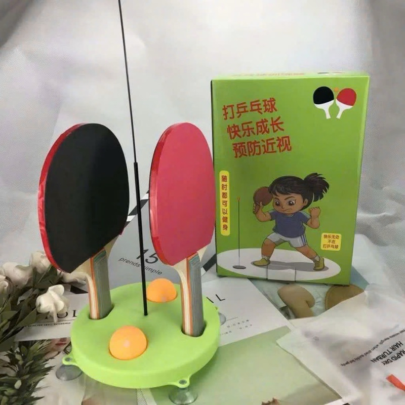 Đồ chơi bóng bàn tập phản xạ không cần bàn cho bé rèn luyện sức khỏe, quà tặng sinh nhật cho bé