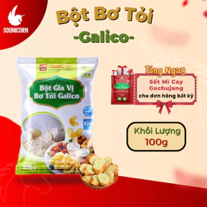 🧄 Bột Gia Vị Bơ Tỏi Galico 100g | Dùng Làm Sốt Bánh Mì Nướng, Lắc Khoai Tây, Gà Rán - Soonicorn