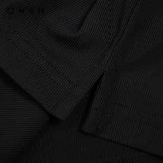 Owen - Áo polo Body Fit APV251288 màu Đen chất liệu Nylon spandex