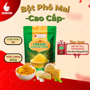 🧀 Bột Phô Mai Cao Cấp 250g | Bột Phô Mai Hàn Quốc Xuất Khẩu Lắc Khoai Tây, Gà Rán – Soonicorn