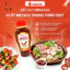 Sốt Ớt Cay Sriracha 220g – Tương Ớt Kiểu Thái Đậm Vị Chua Cay Chấm Đồ Chiên Nướng – Soonicorn