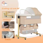 Nôi Cho Bé Sử Dụng Chân Gỗ Cao Cấp Thương Hiệu iiko Thiết Kế Tinh Tế Thoải Mái Cho Giấc Ngủ Của Bé — ảnh 1