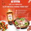 Sốt Ớt Cay Sriracha 1kg – Tương Ớt Chua Cay Kiểu Thái Cho Quán Ăn, Bếp Nhà Hàng – Soonicorn