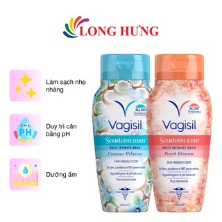 Dung dịch vệ sinh phụ nữ Vagisil Scentsitive Scents Daily Intimate Wash (240ml)