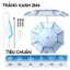 Ô câu cá V5 NEW COLOR 2025 Rice Fishing phủ Nano tăng cường cách nhiệt chống nắng mưa KK-64