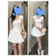 Đầm đi tiệc cổ vuông , chân váy bí phồng MNG* bigsize - dư xịn.