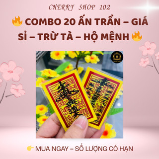 Combo Sỉ 20 Miếng Ấn Trần – Vật Phẩm Phong Thủy – Dán Ví Hút Lộc