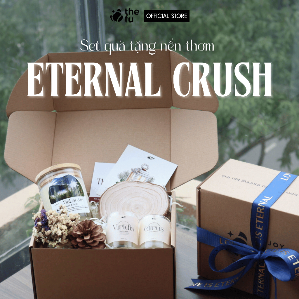 Set Quà Tặng Nến Thơm Eternal CRUSH Tinh Tế Thư Giãn Ý Nghĩa Tặngười Thân Bạn Bè [ 6 Mùi Hương ] - Hình ảnh thực tế