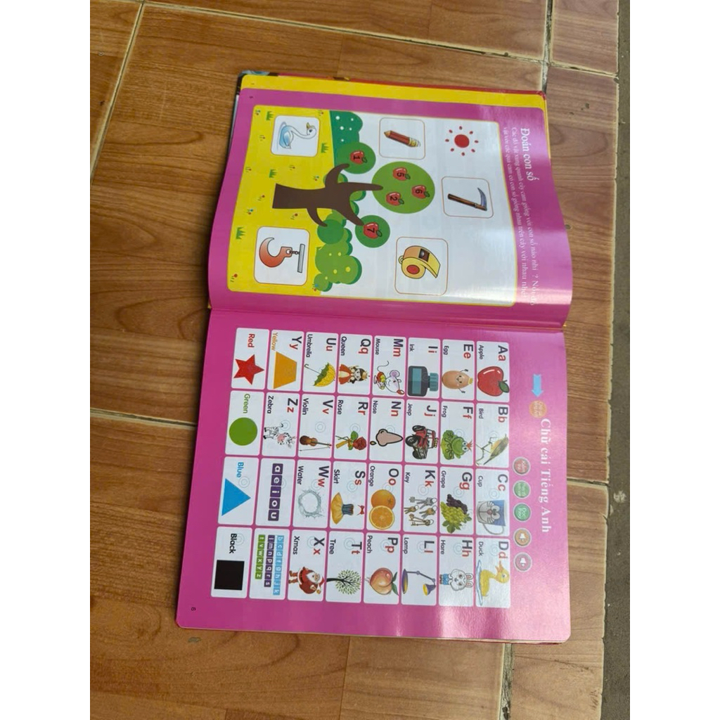 Bộ bảng học sách song ngữ điện tử cho các bé từ 2 - 6 tuổi