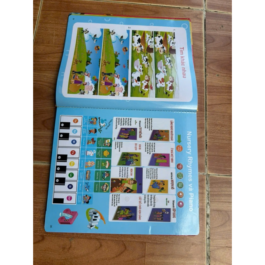 Bộ bảng học sách song ngữ điện tử cho các bé từ 2 - 6 tuổi