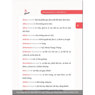 Sách - Ứng dụng siêu trí nhớ 6000 từ vựng tiếng Anh thông dụng nhất Mcbooks