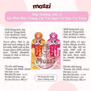 Súp thưởng cho mèo Cattyman mix vị gói 60gr
