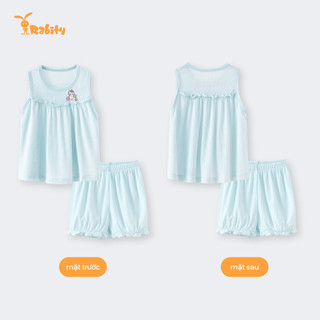 Đồ bộ thun gân sát nách quần bí Pony bé gái Rabity 960.038