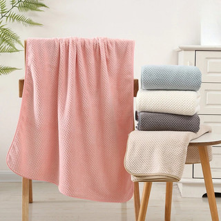 Khăn Choàng Tắm Cotton Dệt Tổ Ong Size Lớn 70x140 – Mềm Mịn, Thấm Hút Nhanh, Màu Pastel Sang Trọng
