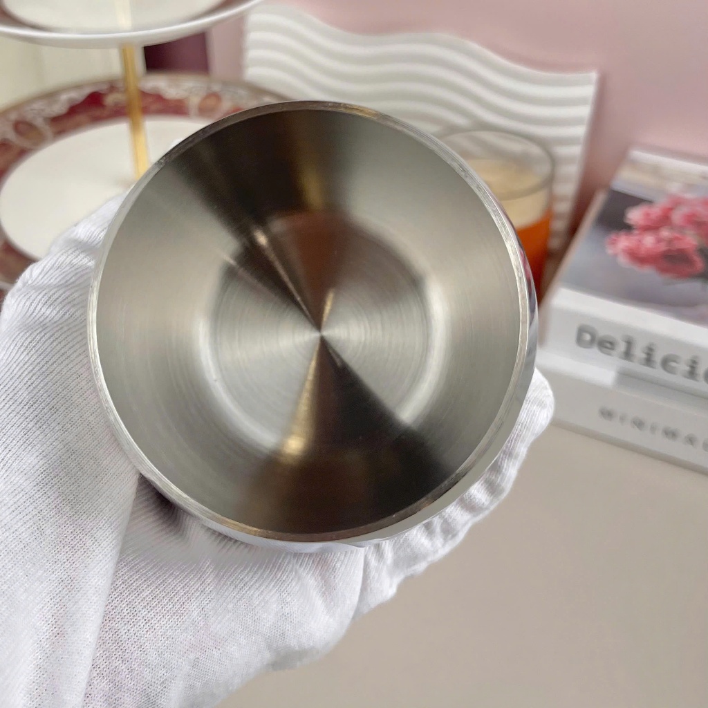 Cốc Hình Quả Trứng 350ml OYATTON Inox 18/10 Cao Cấp Cốc Ly Tách Uống Nước Đựng Đa Năng (OYT212)