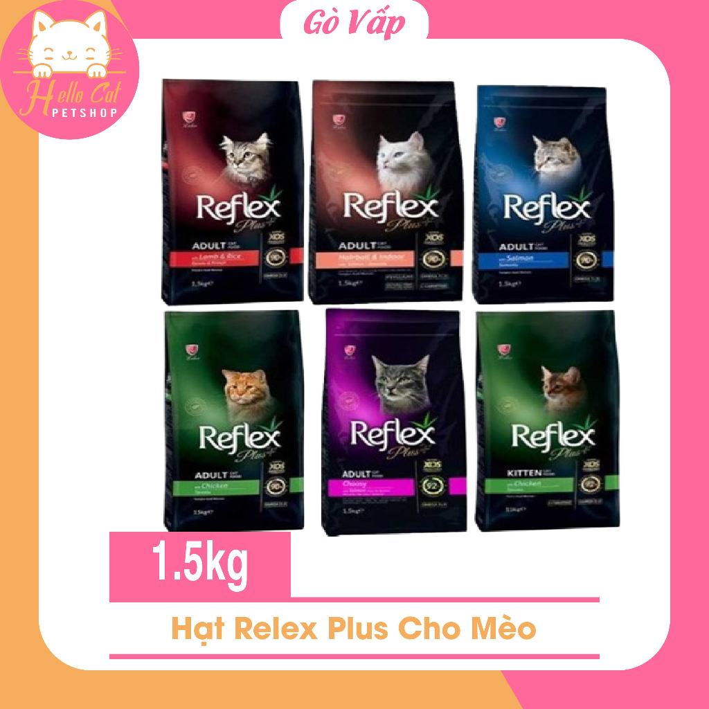 Hạt Reflex Plus cho mèo các loại túi 1,5kg - Hello Cat HCM | Shopee ...
