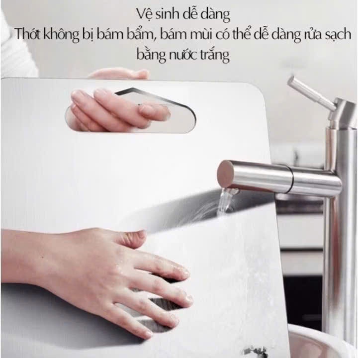 THỚT INOX DÀY CHỐNG XƯỚC TIỆN LỢI – Thớt Kháng Khuẩn Chặt Xương An Toàn Thực Phẩm,Thớt Inox Không Bám Vi Khuẩn Nấm Mốc