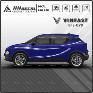 Tem dán xe VF5 - Decal dán xe VF5 MẪU TEM THỂ THAO CÁ TÍNH. 1 bộ dán 2 bên ( mẫu VF5-079 )