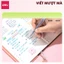 Set 12 màu bút bi nước mực gel bấm nhiều màu 0.5mm Deli nhanh khô viết trơn tru xinh xắn