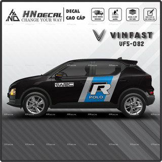 Tem dán xe VF5 - Decal dán xe VF5 MẪU TEM THỂ THAO CÁ TÍNH. 1 bộ dán 2 bên ( mẫu VF5-082 )
