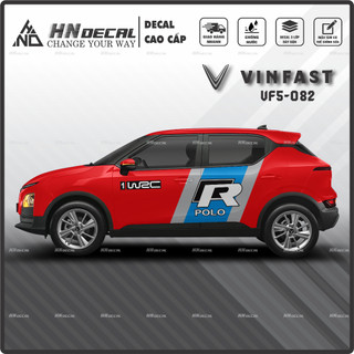 Tem dán xe VF5 - Decal dán xe VF5 MẪU TEM THỂ THAO CÁ TÍNH. 1 bộ dán 2 bên ( mẫu VF5-082 )