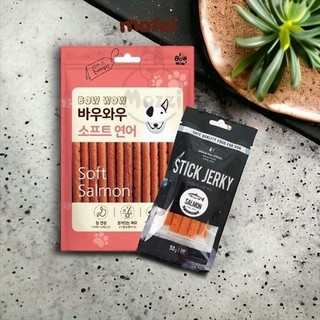 Snack cho chó Phô mai và Thịt gà cá hồi bò cừu que Bowwow