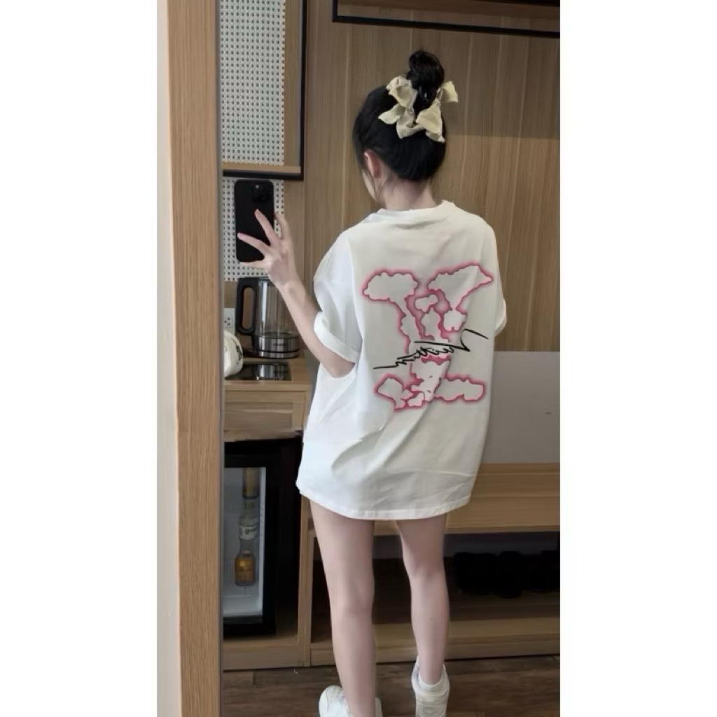 Áo Thun VL Form Rộng Unisex Nam Nữ Chất Vải Cotton Dày Dặn