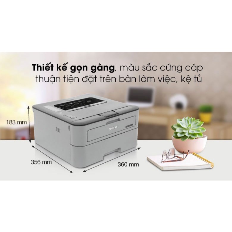 Máy In Laser Đen Trắng Brother HL-L2321D - In Đảo Mặt Tự Động, Tốc Độ Cao, Kết Nối USB | Máy In Tốt