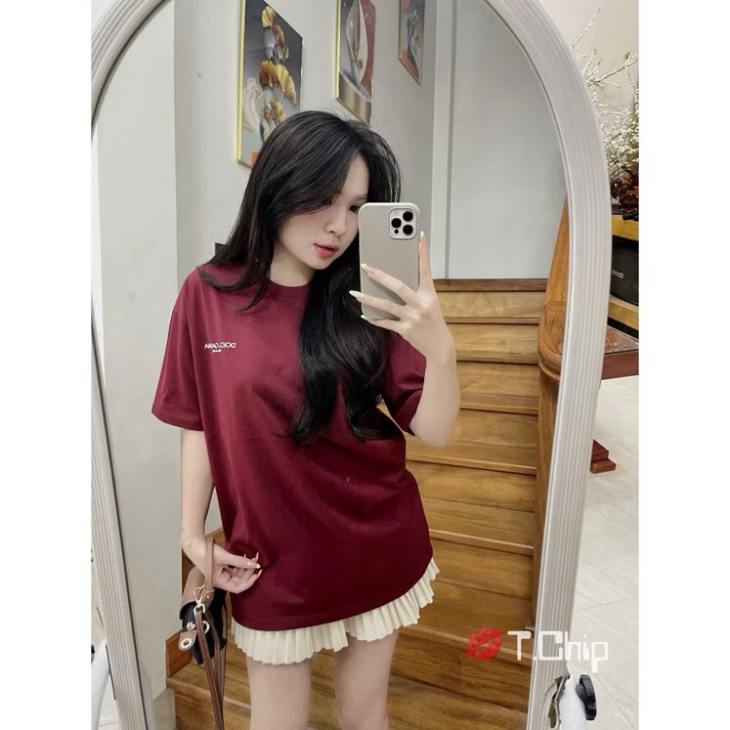 Áo Thun Don Che Form Rộng Chất Vải Cotton Dày Dặn