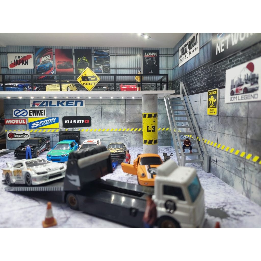 Garage 1 tầng 30x30 1/64 có đèn.