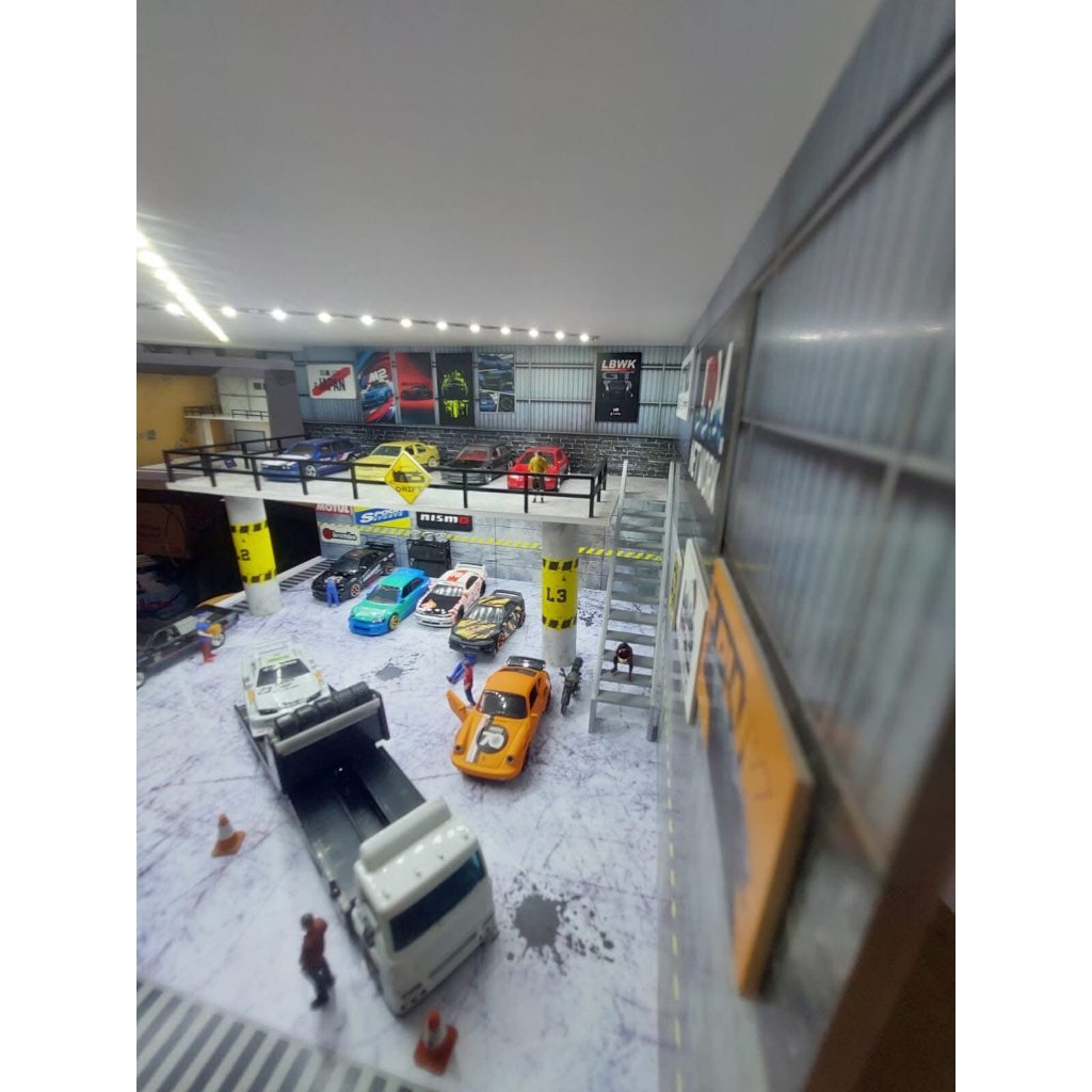 Garage 1 tầng 30x30 1/64 có đèn.