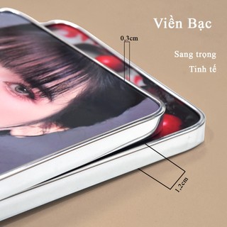 Tranh Bác Hồ kính yêu, chất liệu in gỗ tráng gương bọc viền cao cấp, in hình theo yêu cầu