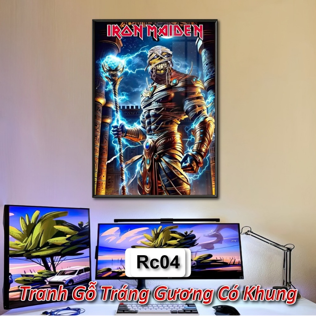 Tranh Rock Band Metallica, Iron Maiden, Guns N' Roses,... Decor Treo Tường, Trang Trí Nhà Cửa