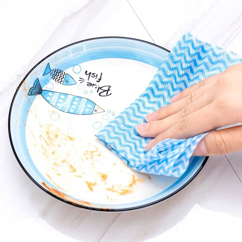 Cuộn Khăn Lau Bếp Thấm Nước Thấm Dầu Mỡ - Có Thể Giặt Được - Hàng Loại 1