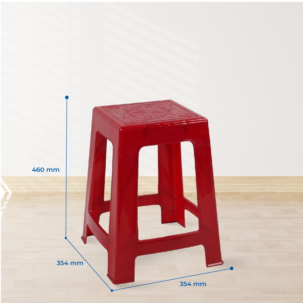 Ghế nhựa cao QUI PHÚC, mặt bông, combo 4,6,10 ghế, chắc chắn, chống trượt an toàn, tiện lợi, bền màu