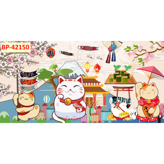 Tranh dán tường trang trí Quán Cafe, Trà Sữa, Trang Trí Cửa Hàng 3D