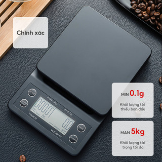 Cân Điện Tử Màn Hình LED 5kg/0.1g Chuyên Dụng Cho cà phê