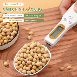 Cân điện tử tiểu ly dạng thìa 500g (Tặng kèm Pin - chuẩn xác 0.1gam)
