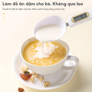Cân điện tử tiểu ly dạng thìa 500g (Tặng kèm Pin - chuẩn xác 0.1gam)