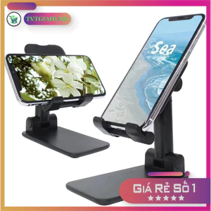 Giá Đỡ Điện Thoại Và Máy Tính Bảng Hợp Kim Nhôm Xoay 360 Độ Gấp Gọn, Chỉnh Độ Cao, Góc Xem