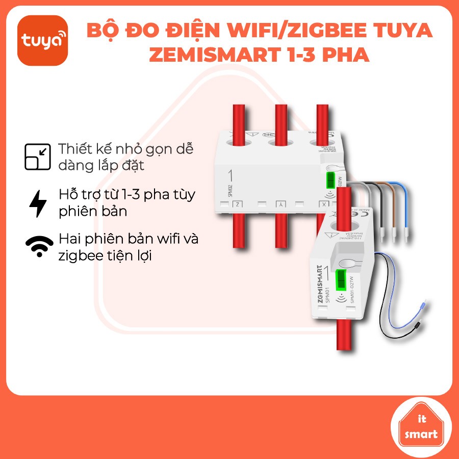 Công tơ điện thông minh Zemismart SPM01