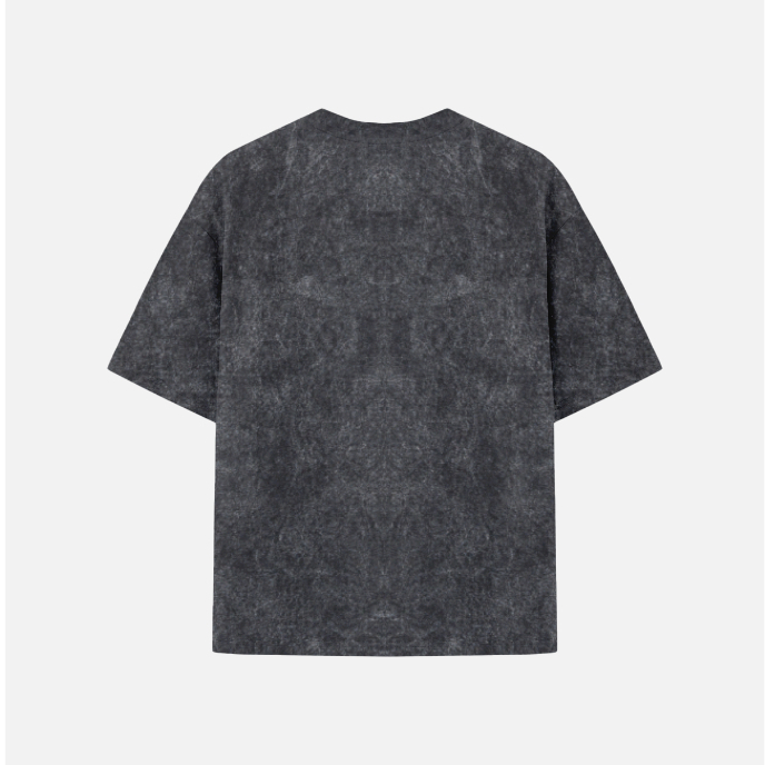 Áo Thun BOO Unisex Cotton Overfit Vải Wash In Logo Made In The Streets EST 03 Chất Liệu Thoáng Mát