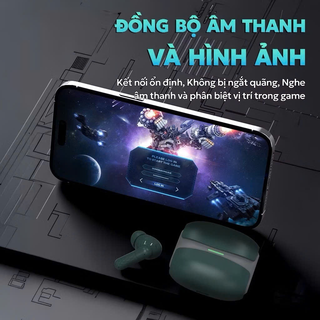 Tai Nghe Bluetooth 5.3 HiFi Không Dây Mini X6 ENC / F9 / M10 / M100 PRO Chống Nước Giảm Tiếng Ồn IPX5 , Tặng Kèm Quà.