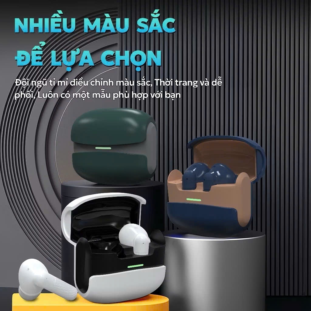 Tai Nghe Bluetooth 5.3 HiFi Không Dây Mini X6 ENC / F9 / M10 / M100 PRO Chống Nước Giảm Tiếng Ồn IPX5 , Tặng Kèm Quà.