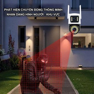 Camera Wifi Yoosee 2 Mắt D14x - Siêu Nét 15.0MP - Đàm Thoại 2 Chiều - Camera Giá Rẻ
