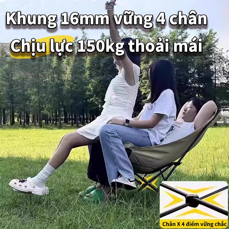 Ghế nằm Gấp gọn 4 nấc điều chỉnh ghế nằm ngủ trưa thoải mái Ghế Tựa Cắm Trại Xài ngon camping/picnic | BigBuy360 - bigbuy360.vn