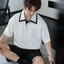 Áo Polo nam CHILLTONE Thu Đông vải cotton 3D Vân Nổi, Thanh Lịch, Sang Trọng - SHINGHAI
